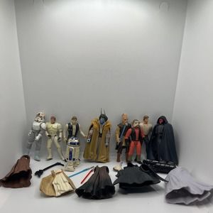 Vintage early-mid 90’s Star‎ Wars figurines lot with extras